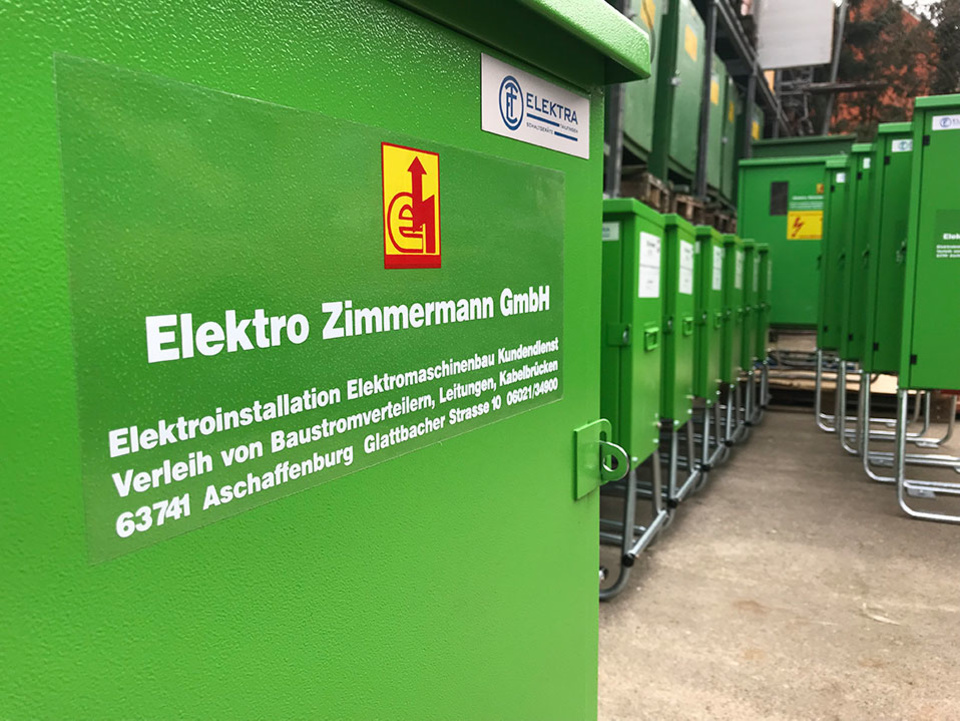 Zimmermann Baustromversorgung in Aschaffenburg