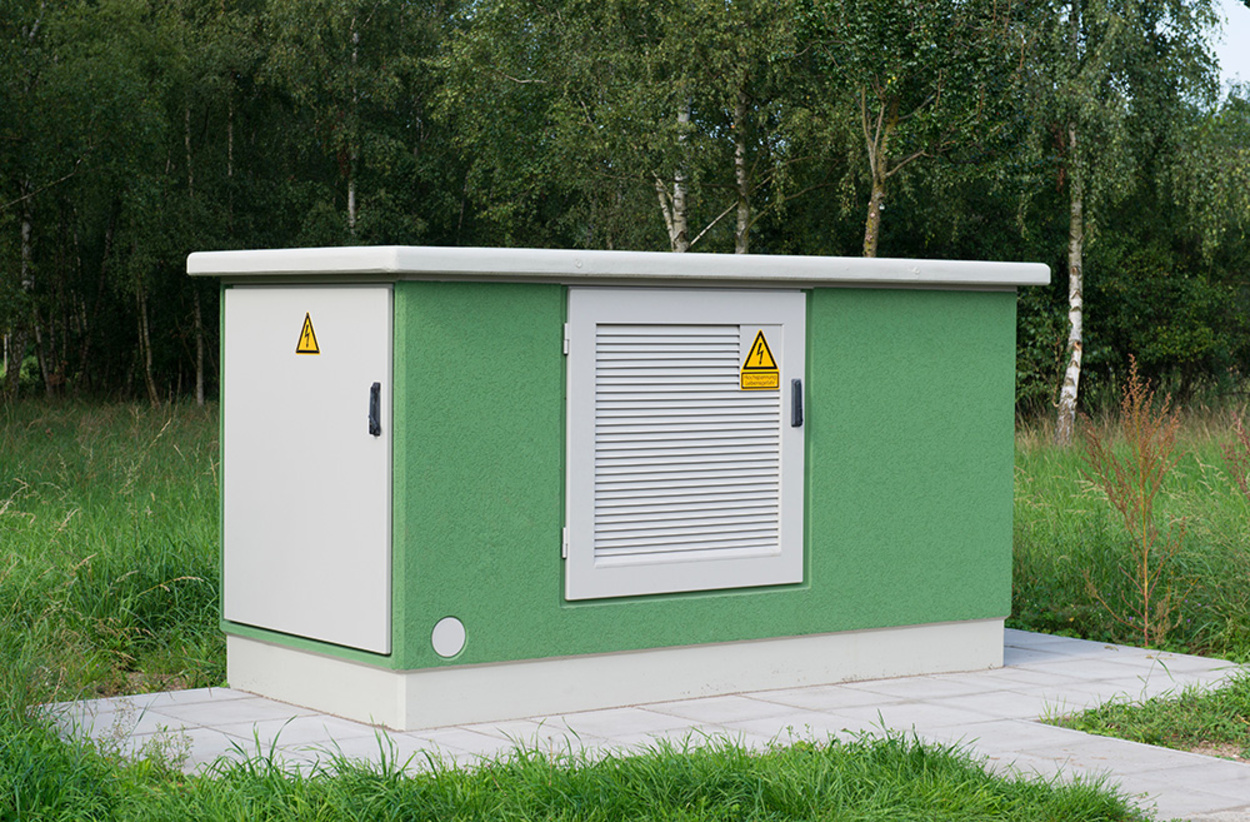 Trafo­stationen bei Elektro Zimmermann GmbH in Aschaffenburg