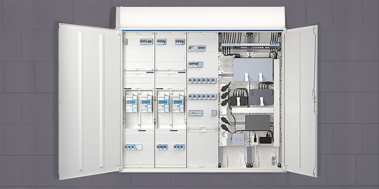 Technikzentrale bei Elektro Zimmermann GmbH in Aschaffenburg